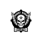 Flaming Skull Sticker Compatible with Royal Enfield Bullet Bikes
